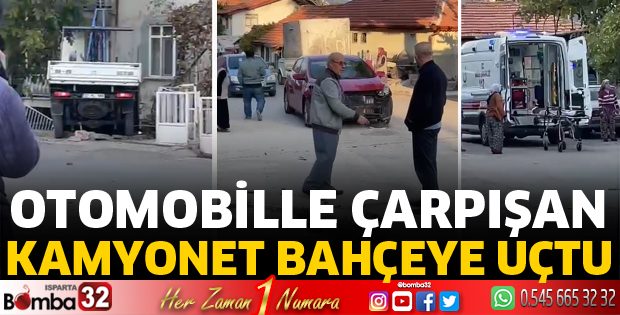 Isparta'da akıl almaz kaza