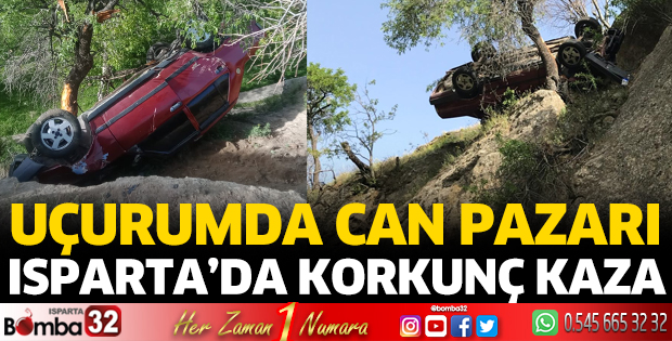 Isparta'da akıllara durgunluk veren kaza