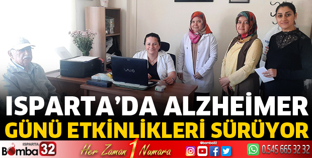 Isparta'da Alzheimer Günü etkinlikleri