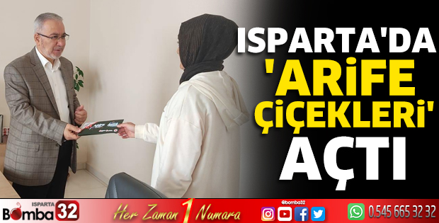 Isparta'da 'Arife Çiçekleri' açtı