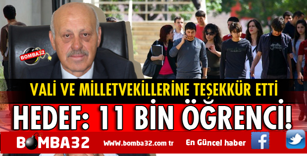 ISPARTA'DA ARTIK HEDEF 11 BİN ÖĞRENCİ