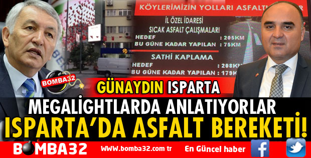 ISPARTA'DA ASFALT HİZMETLERİ ANLATILIYOR