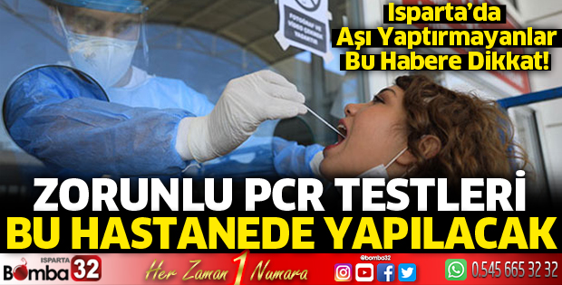 Isparta'da aşı yaptırmayanlar dikkat