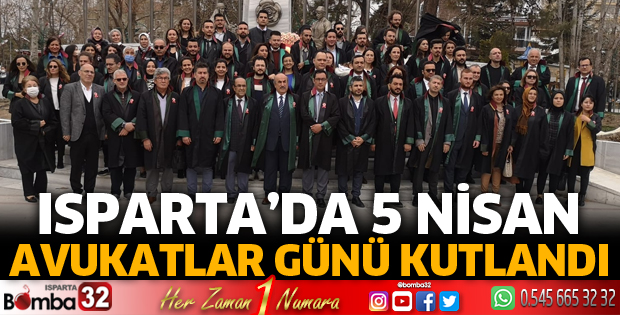 Isparta'da Avukatlar Günü kutlandı