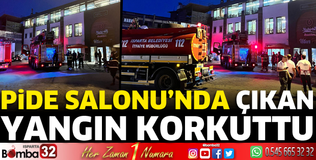 Isparta'da baca yangını korkuttu