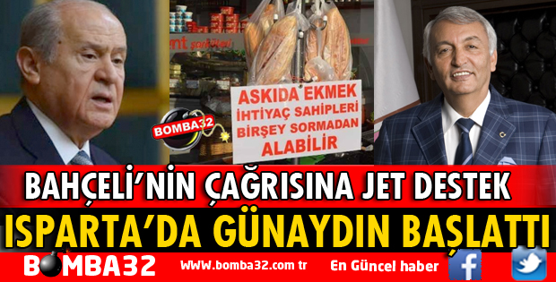 ISPARTA'DA BAŞKAN GÜNAYDIN BAŞLATTI