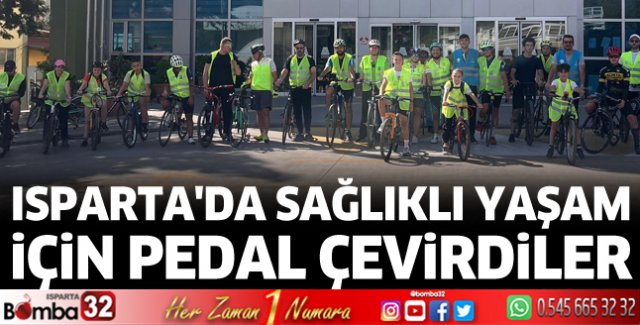 Isparta'da bisiklet turu düzenlendi