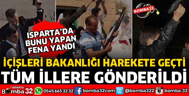 ISPARTA'DA BUNU YAPAN YANDI
