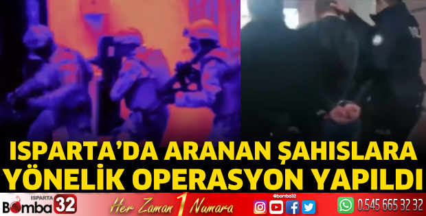 Isparta'da Çember 17 operasyonu