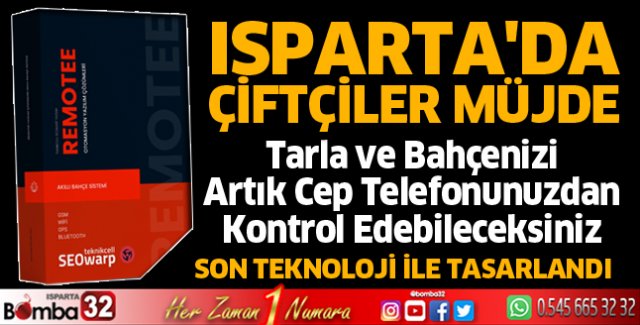 Isparta'da çiftçiler müjde