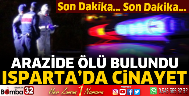 Isparta'da cinayet