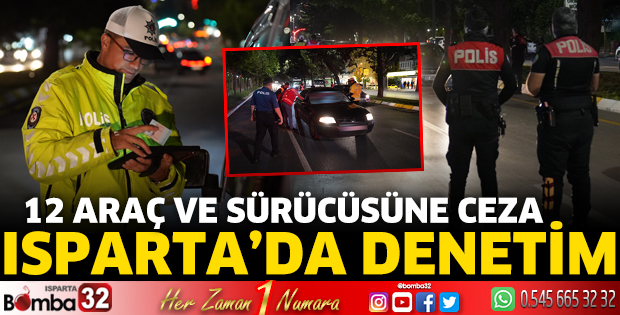 Isparta'da denetim
