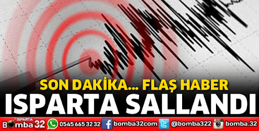 Isparta'da deprem