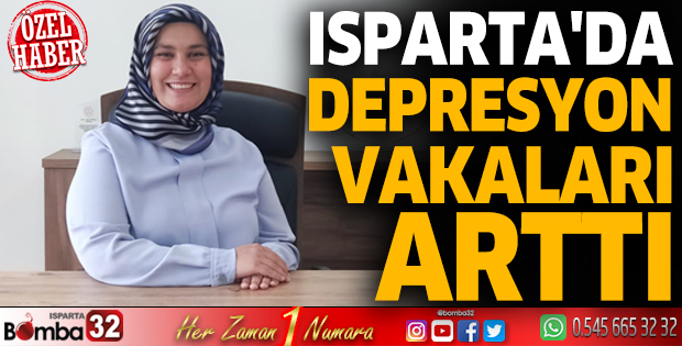 Isparta'da depresyon vakaları arttı