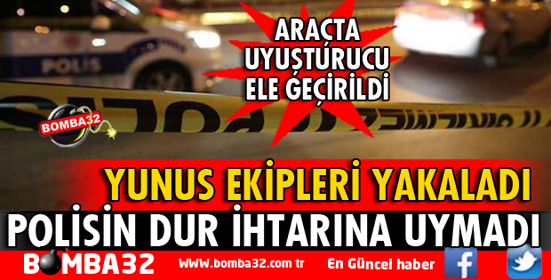 ISPARTA'DA DUR İHTARINA UYMAYAN ARAÇ YAKALANDI