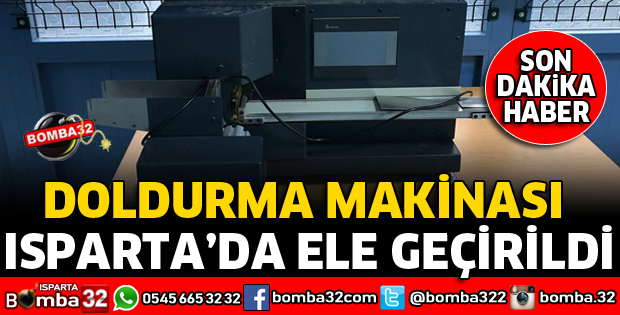 ISPARTA'DA ELE GEÇİRİLDİ