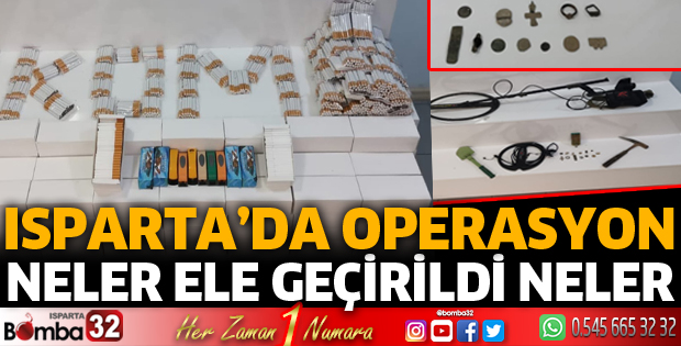 Isparta'da emniyetten operasyon