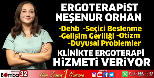 Isparta'da Ergoterapi hizmeti veriliyor