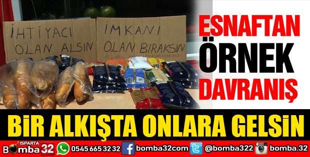 ISPARTADA ESNAFTAN ÖRNEK DAVRANIŞ
