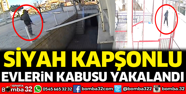 Isparta'da evlerden hırsızlık yapan şüpheli tutuklandı