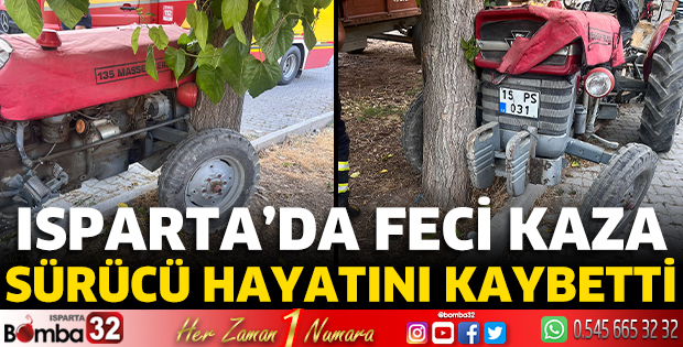 Isparta'da feci kaza