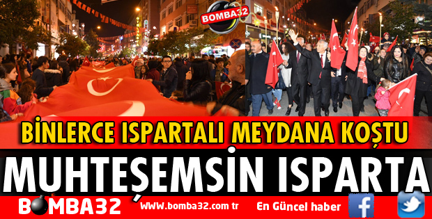 ISPARTA'DA FENER ALAYI DÜZENLENDİ