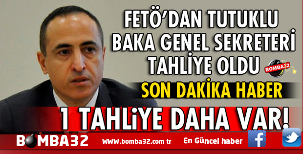 ISPARTA'DA FETÖ'DAN TUTUKLU BAKA GENEL SEKRETERİ TAHLİYE EDİLDİ