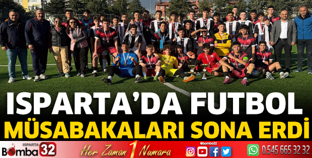 Isparta'da futbol müsabakaları sona erdi