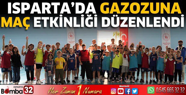 Isparta'da gazozuna maç 