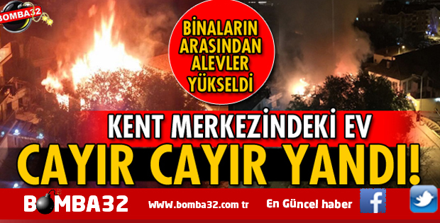 ISPARTA'DA GECE YARISI ÇIKAN YANGIN KORKUTTU İŞTE DETAYLAR 