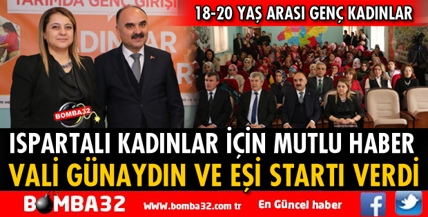 ISPARTA'DA GENÇ KADIN GİRİŞİMCİLER EĞİTİM PROGRAMI BAŞLADI