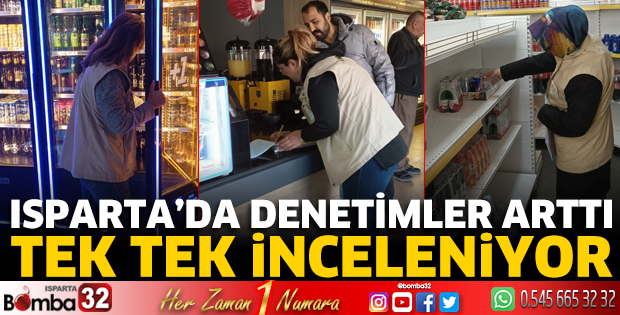 Isparta'da gıda denetimi