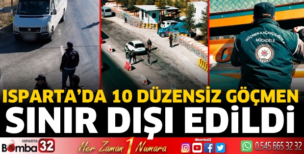 Isparta'da göçmen kaçakçılığı operasyonu