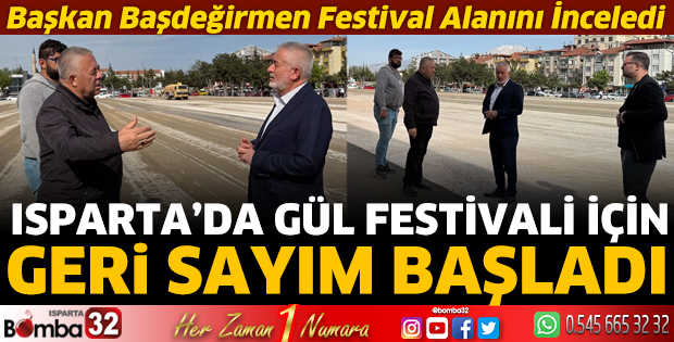 Isparta'da Gül Festivali hazırlıkları sürüyor