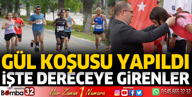Isparta'da Gül Koşusu yapıldı