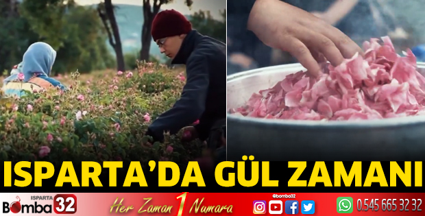 Isparta'da gül zamanı