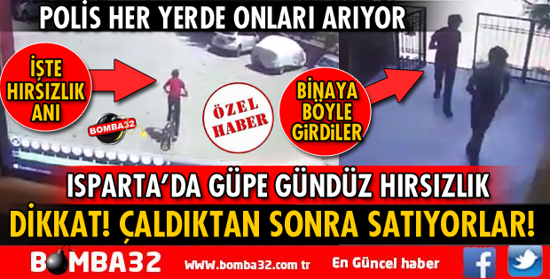 ISPARTA'DA GÜPEGÜNDÜZ BİSİKLET HIRSIZLIĞI YAŞANDI