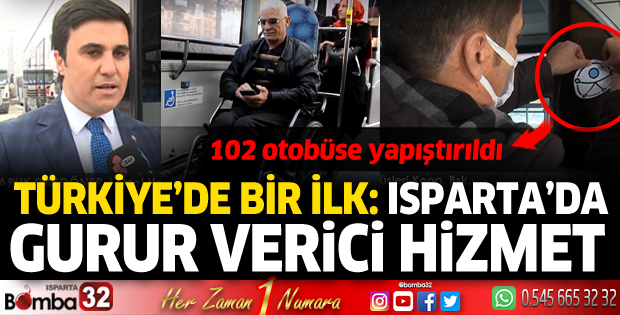 Isparta'da gurur verici hizmet