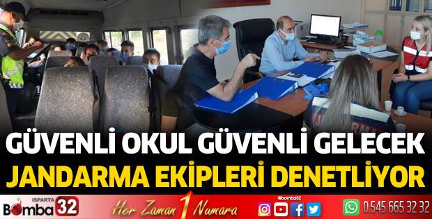 Isparta'da güvenli okul güvenli gelecek