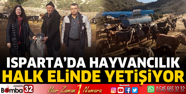 Isparta'da hayvancılık halk elinde yetişiyor