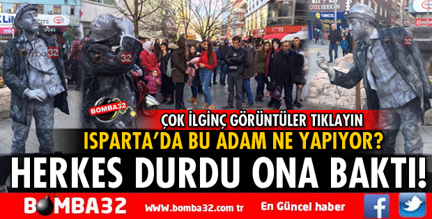 ISPARTA'DA HERKES DURDU ONA BAKTI