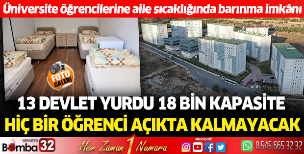 Isparta'da hiç bir öğrenci açıkta kalmayacak