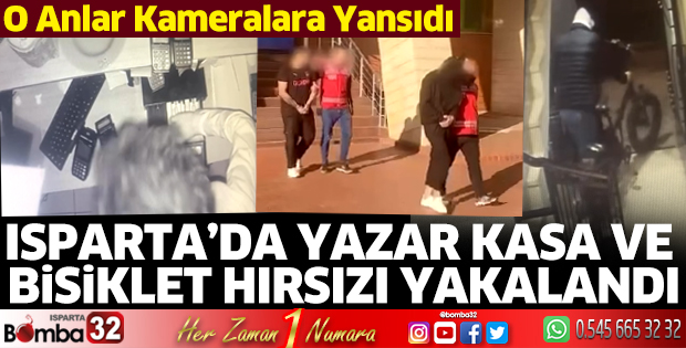 Isparta'da hırsızlık şüphelileri yakalandı 
