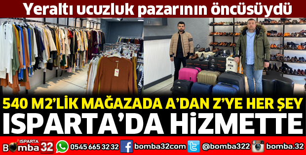 Isparta'da hizmete giriyor