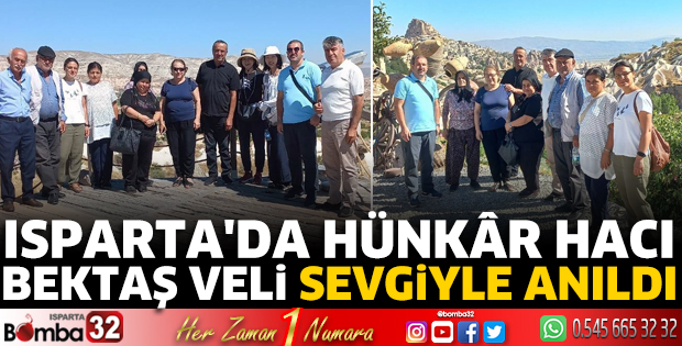 Isparta'da Hünkâr Hacı Bektaş Veli sevgiyle anıldı
