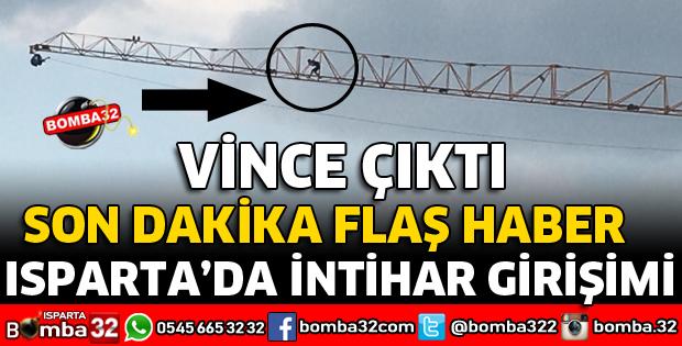 ISPARTA'DA İNTİHAR GİRİŞİMİ