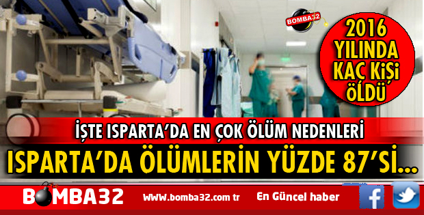 ISPARTA'DA  İŞTE ÖLÜM İSTATİSTİKLERİ! 