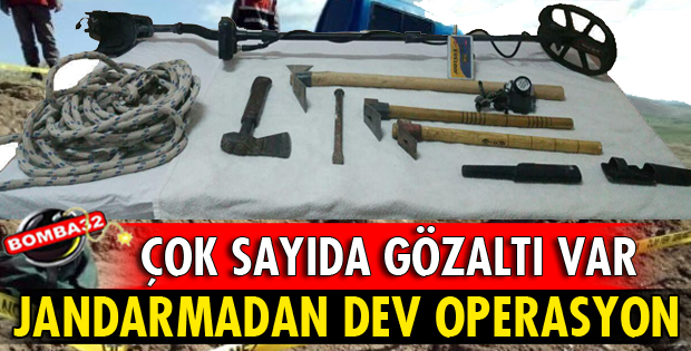 ISPARTA'DA JANDARMA'DAN DEV OPERASYON