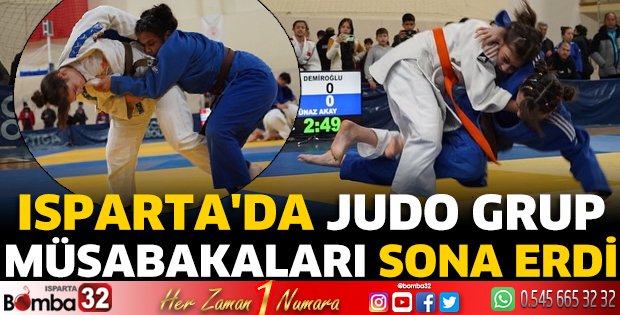 Isparta'da Judo Grup müsabakaları sona erdi