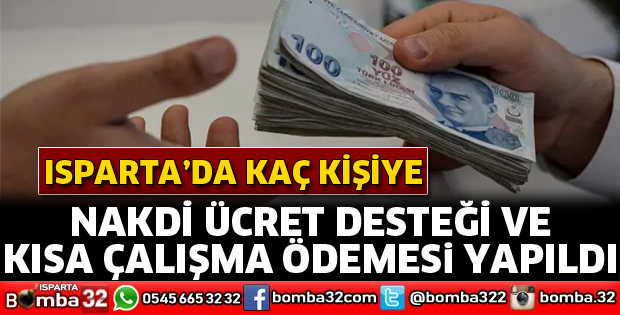 Isparta'da kaç kişiye destek sağlandı